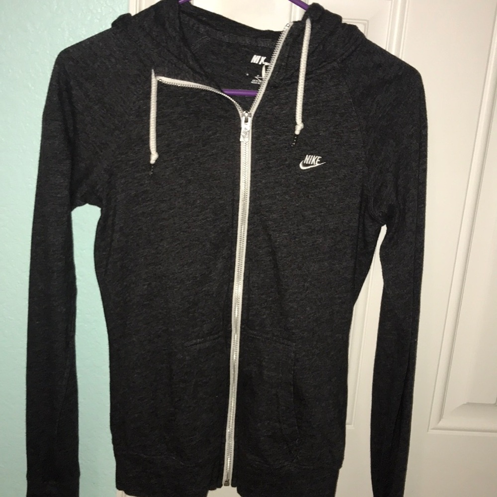 Gray Nike zip up jacket (small)